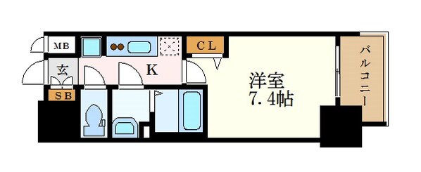 プレサンス桜通ベルノの物件間取画像